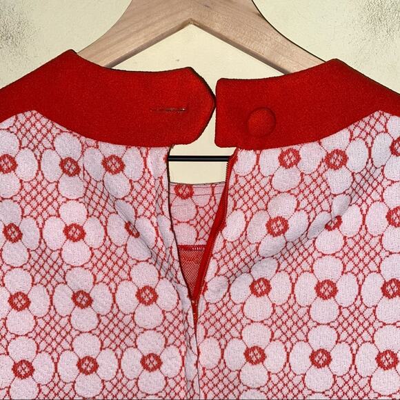 VNTG 1970s mod body con floral dress - Picture 2 of 6